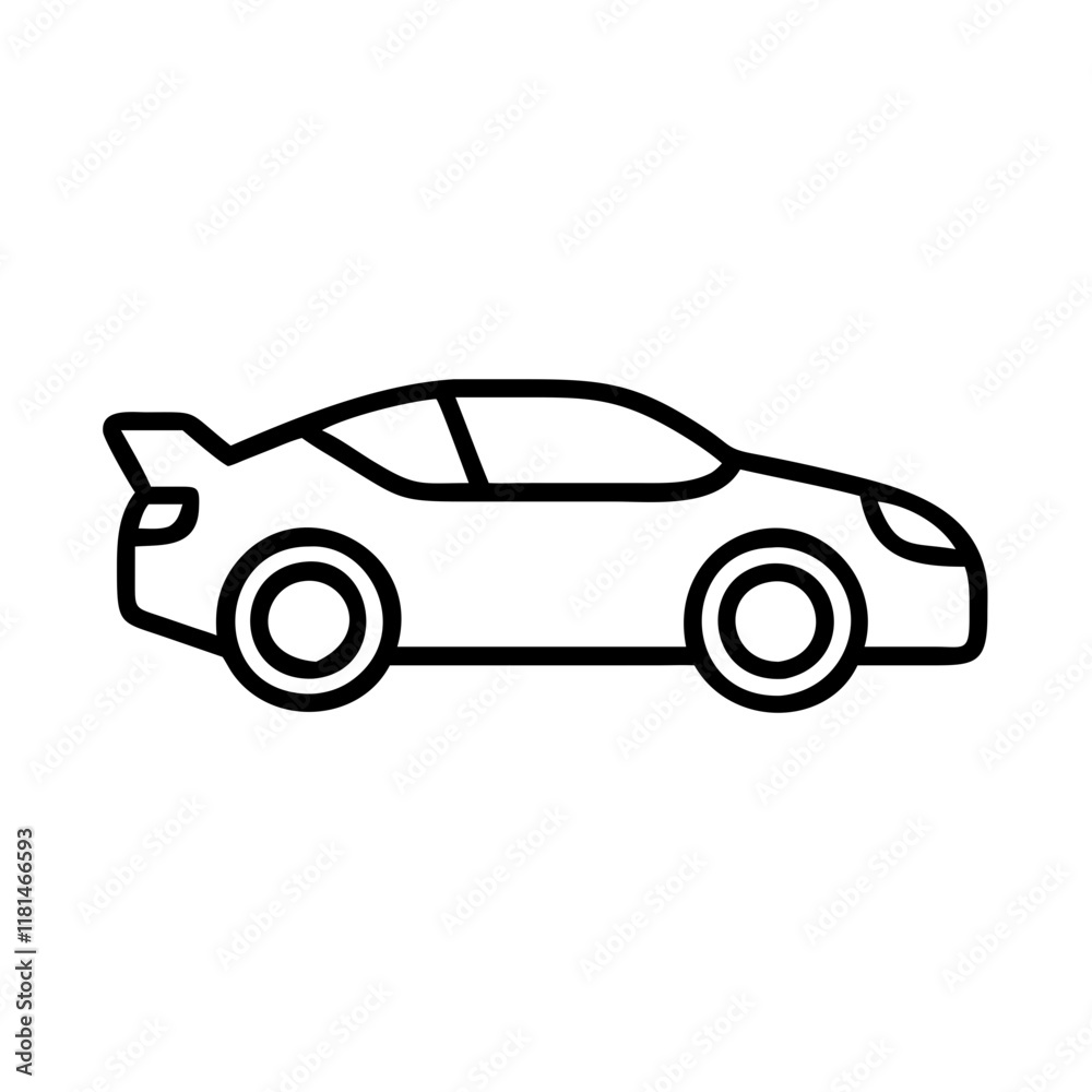 sports car icon, vehicle line art, vehicle vector - simple black line art icon of sports car perfect for logos, and vehicle-themed designs. sports car icon, vehicle line art, vehicle vector - simple black line art icon of sports car perfect for logos, and vehicle-themed designs.