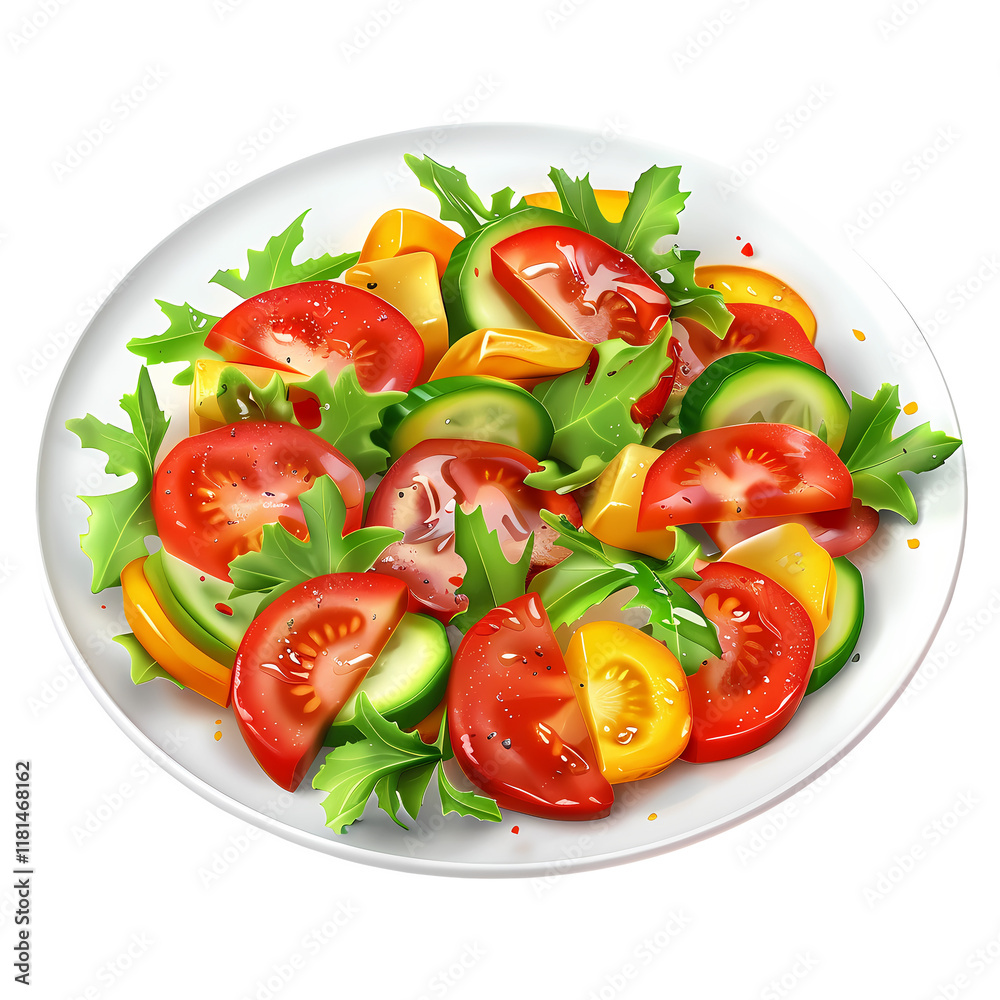 tomatoes and salad tomatoes and salad