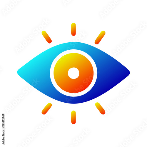 Eye simple icon