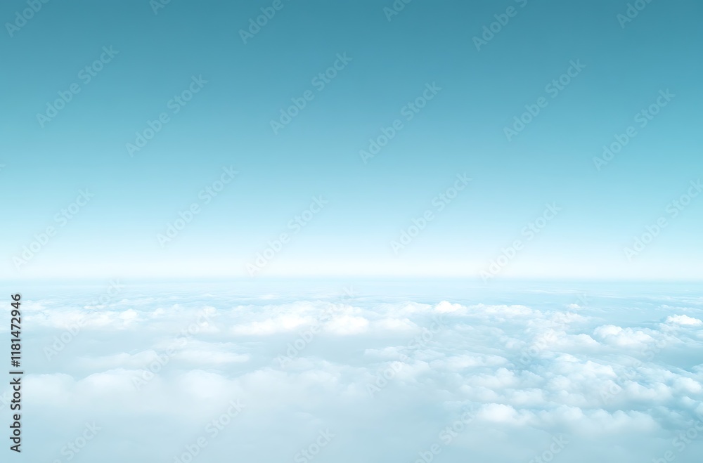 A simple blue background with a subtle white mist or fog effect A simple blue background with a subtle white mist or fog effect