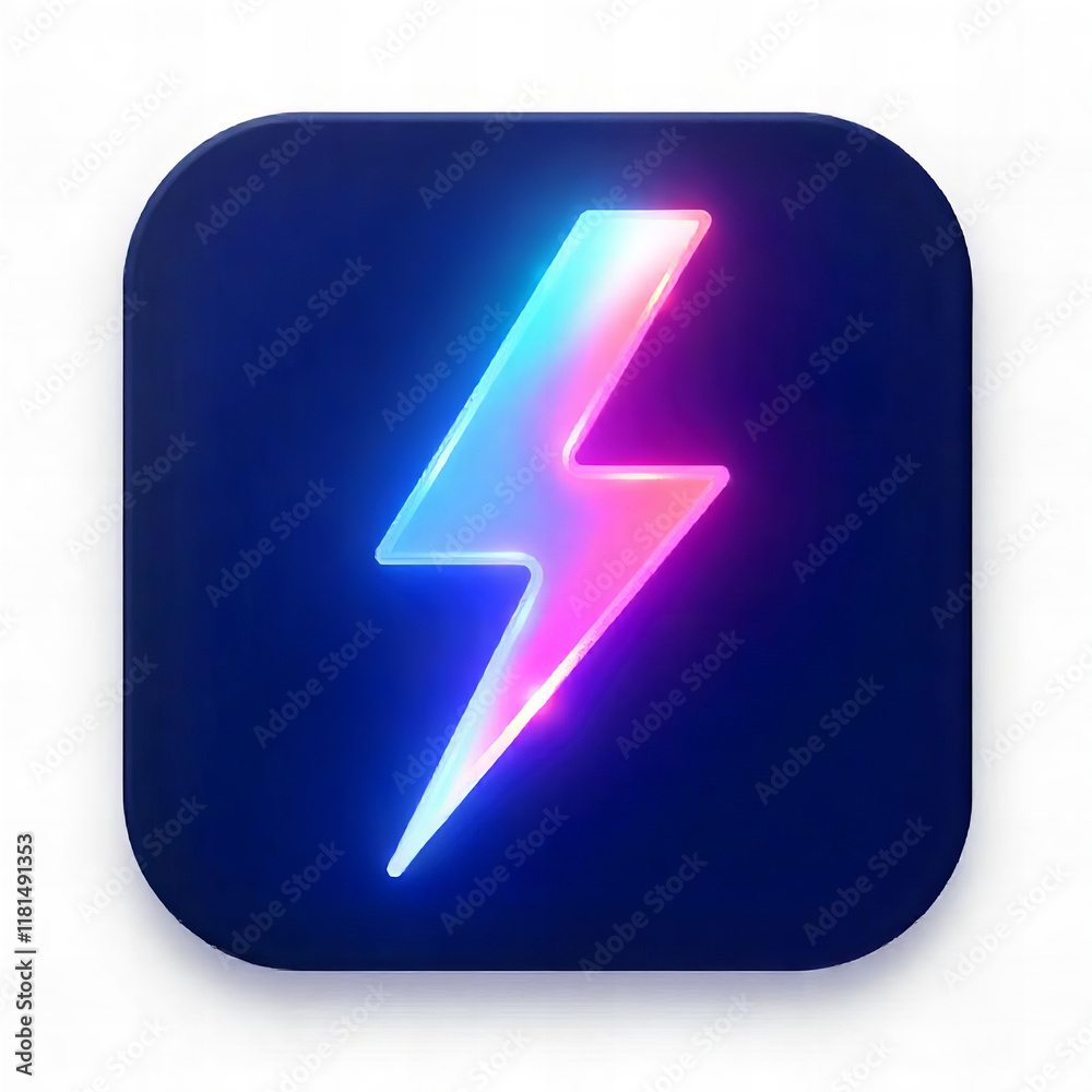 A colorful lightning bolt icon A colorful lightning bolt icon