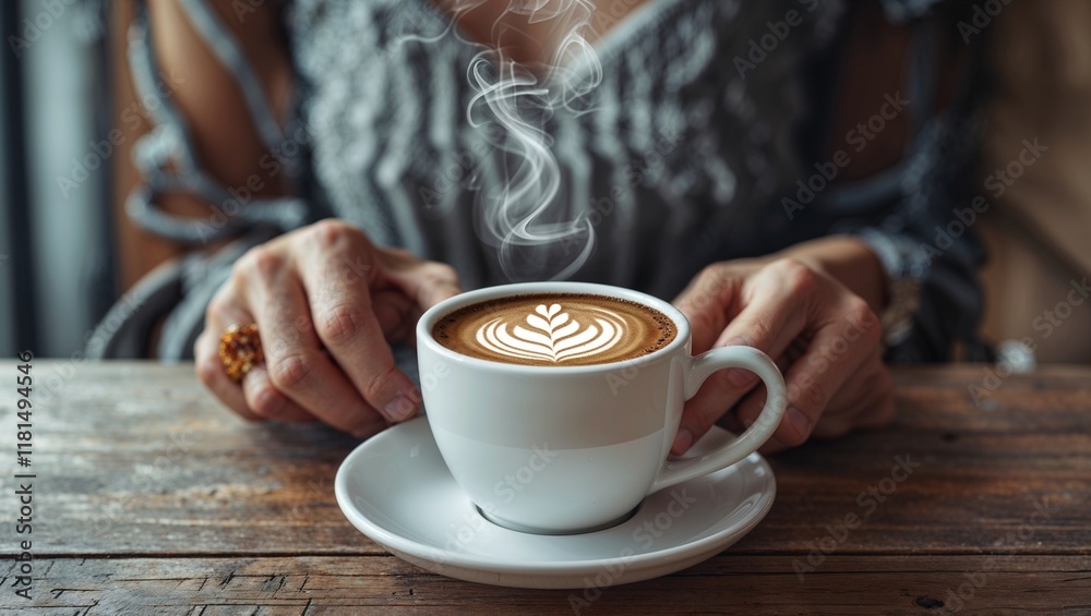 Cup of Coffee, Representing Comfort, Warmth, and the Perfect Start to a Productive Day Cup of Coffee, Representing Comfort, Warmth, and the Perfect Start to a Productive Day