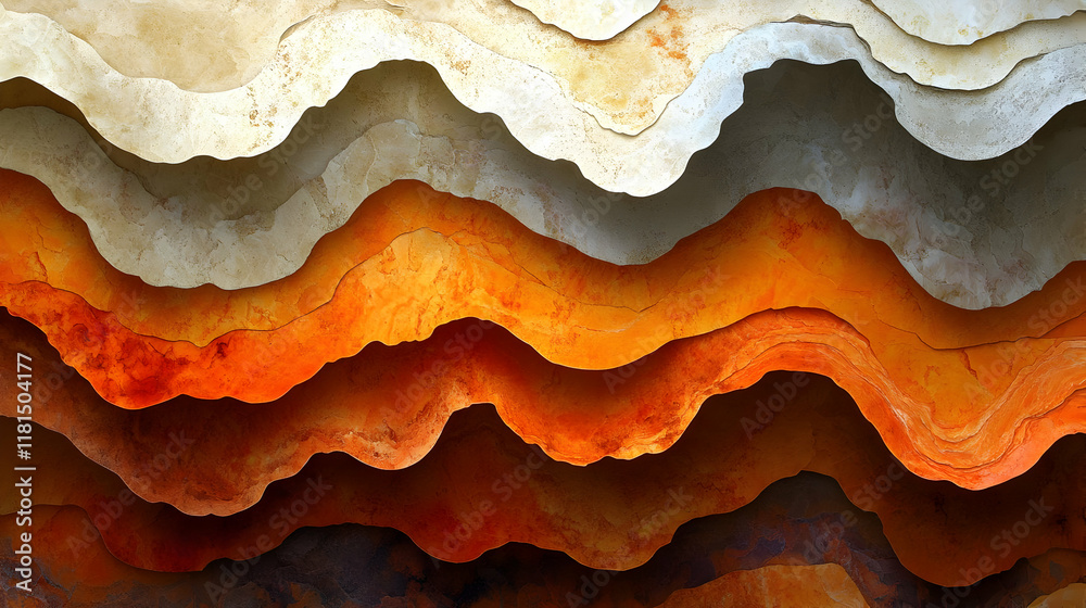 Abstract Orange Waves, Texture, Art, Design Abstract Orange Waves, Texture, Art, Design