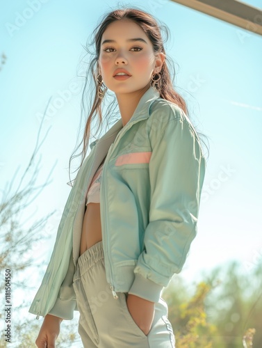 Young people with causal outfit