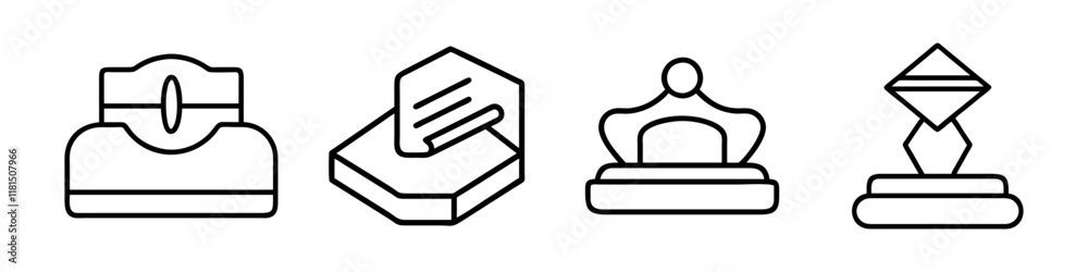 paperweight icon, office line art, office vector - simple black line art icon of paperweight perfect for logos, and office-themed designs. paperweight icon, office line art, office vector - simple black line art icon of paperweight perfect for logos, and office-themed designs.