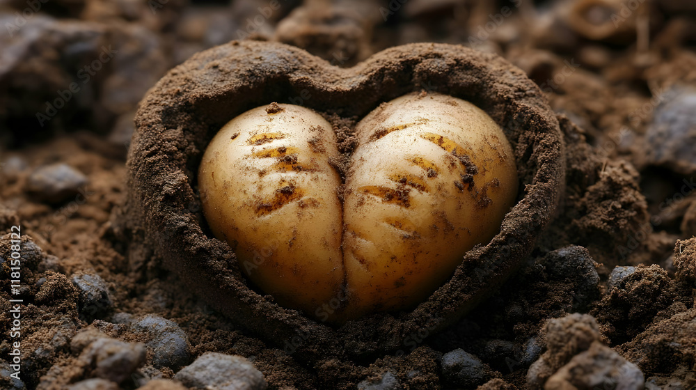 Heart-Shaped Soil: A Root Vegetable Love Story Heart-Shaped Soil: A Root Vegetable Love Story