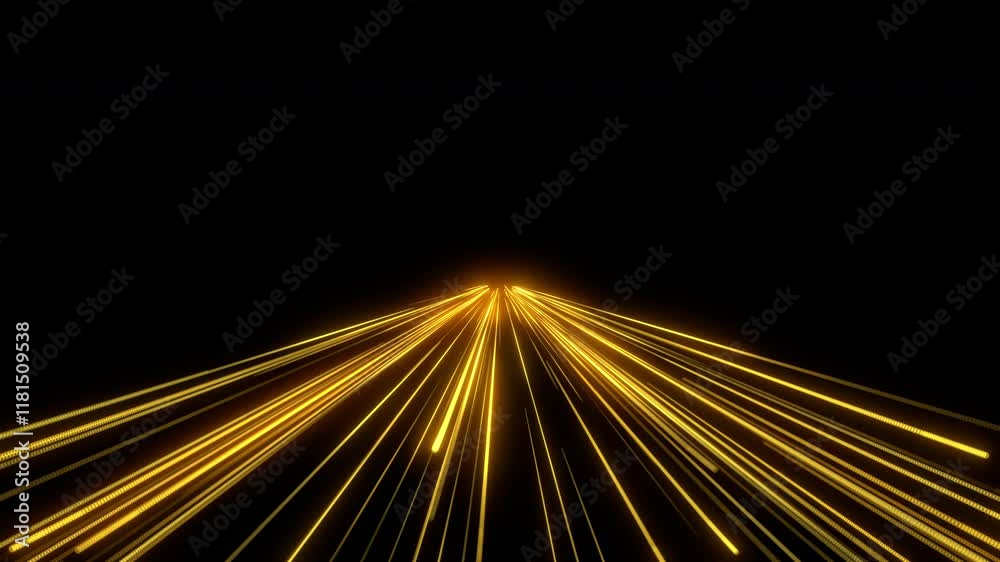gold abstract lines background video