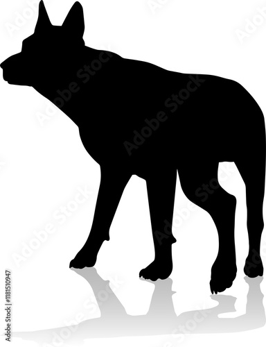 Dog Silhouette Pet Animal