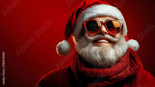 Holiday Cheer: Red, Beard, Sunglasses