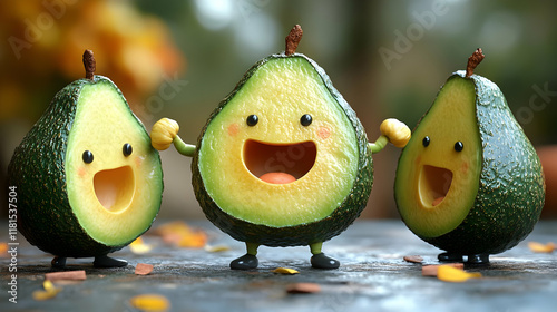 Avocado Trio Dances Joyfull...