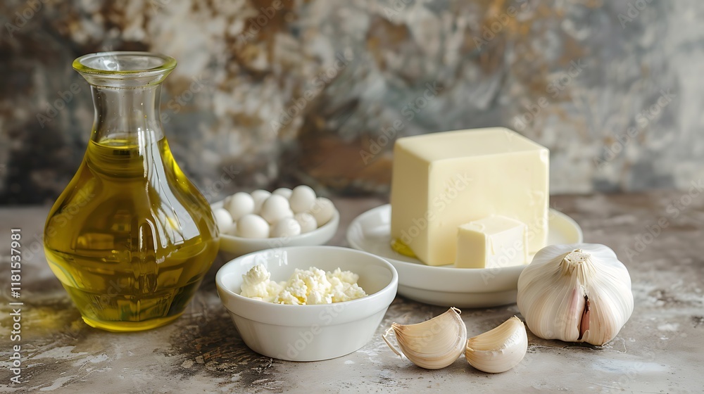 The latter milk products butter garlic oil and the latter for morning The latter milk products butter garlic oil and the latter for morning