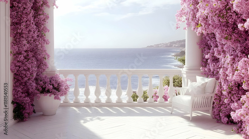Balcony Overlooks Ocean wit...