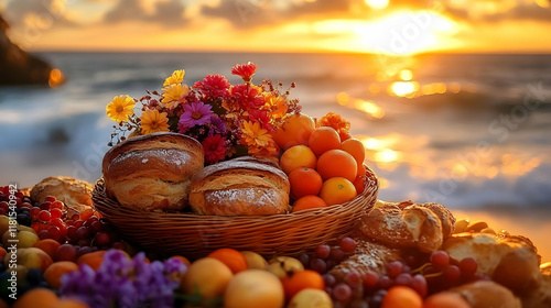 Fresh Bread, Fruit Creates ...