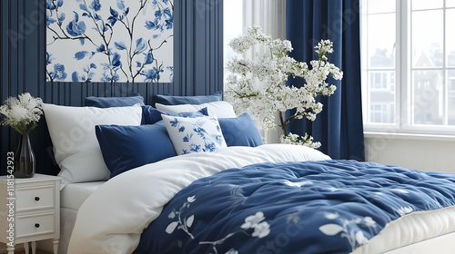 Blue Bedroom Decor Creates ...