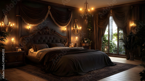 Dark Academia Bedroom Desig...