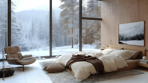 Cozy Bedroom Creates Winter...