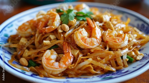 Thai Pad Thai with Shrimp photo