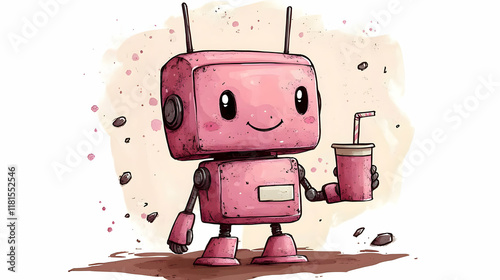 Pink Robot Enjoys a Refresh...