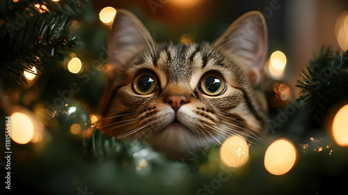 Curious Cat Explores Glowin...