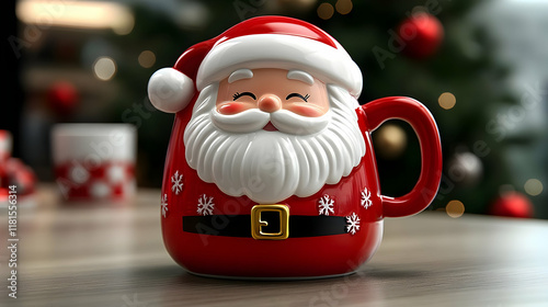 Christmas Mug Decorates Fes...