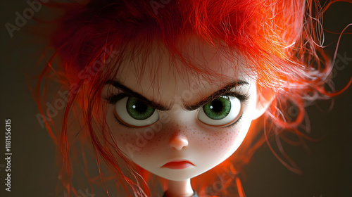 Red Hair, Green Eyes, Freck...