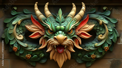 Dragon Sculpture Adorns Bui...