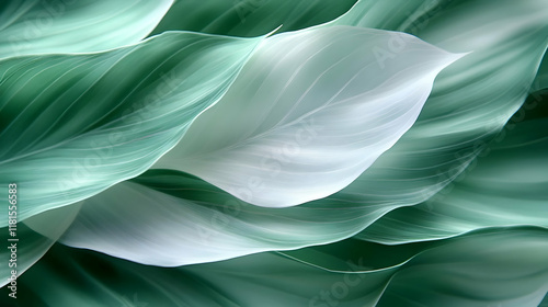 Green Leaves Sway Gently in...