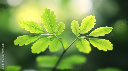 Green Leaves Shine Brightly...