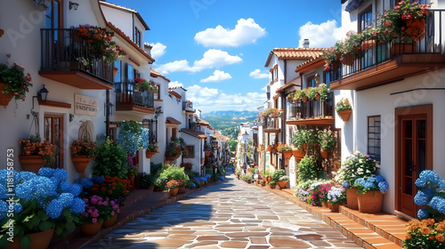 Charming Village Street Exp...