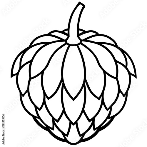 Balsam Apple Vector Art