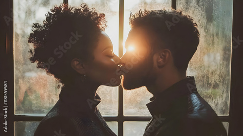Couple Kisses Passionately ...