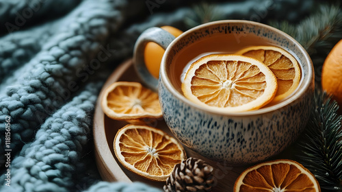 Cozy Winter Tea with Dried ...