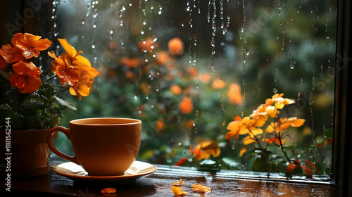 Rainy Day Tea and Flowers: ...