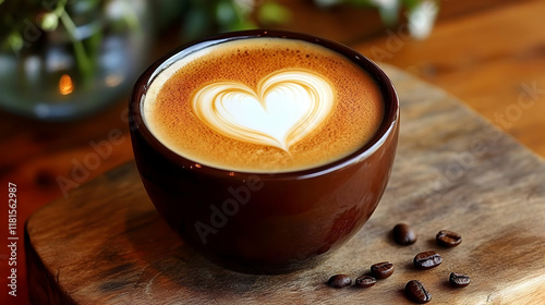 Heart Latte Art Enhances Co...