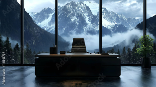 Modern Office Overlooks Maj...