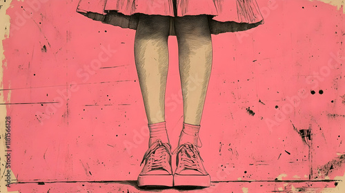 Pink Shoes, Pink Wall: A Fa...