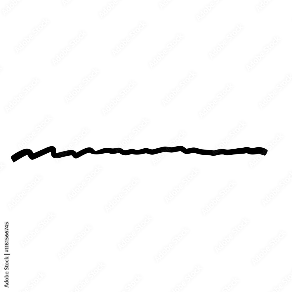 Line shape marker underline, arrow Line shape marker underline, arrow
