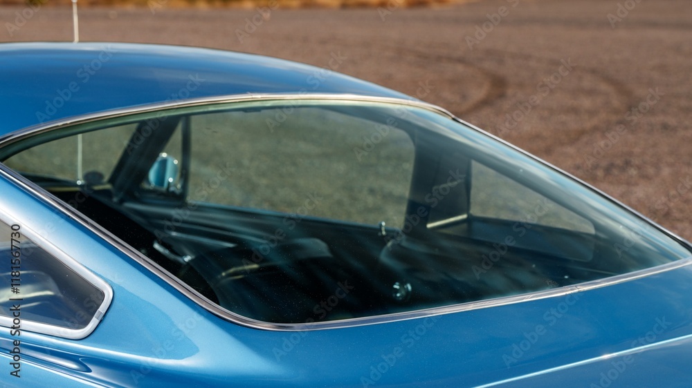 Fototapeta premium Rear window on a car