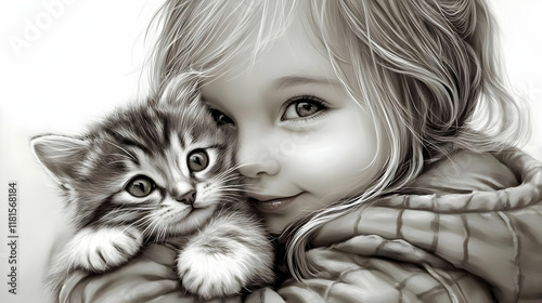 Kitten Cuddles Child: A Hea...