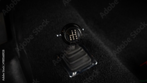 Shifter inside of a car photo