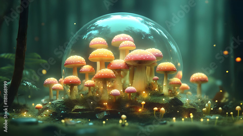 Magic Mushrooms Glow Inside...