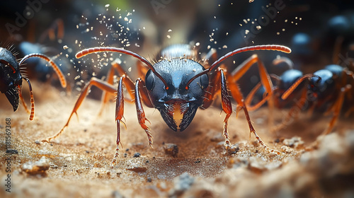 Ant Colony Works Together o...