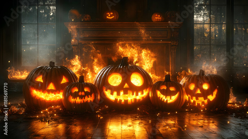 Halloween Pumpkins Glow by ...
