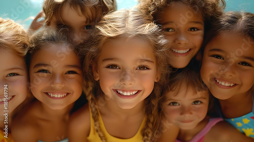 Kids Smiling Together by th...