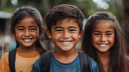 Children Smile Brightly, Re...