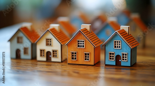 Colorful Miniature Houses S...