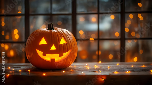 Glowing Pumpkin Illuminates...