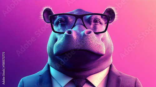 Hippopotamus Wears Suit and...
