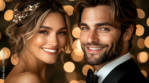 Couple Smiles Beautifully T...