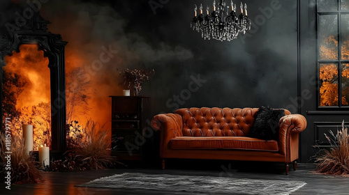 Dark Room Decor Creates Coz...